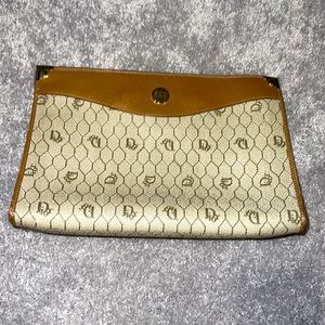 Vintage Christian Dior Honeycomb Clutch